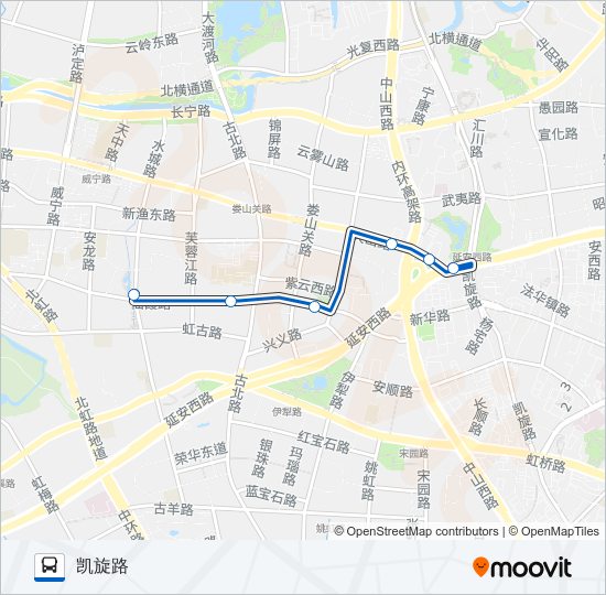 1251路(71路支线2) bus Line Map