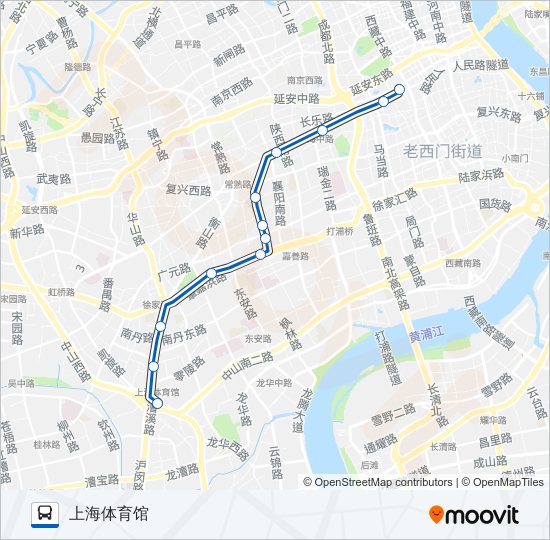 公交42路的线路图