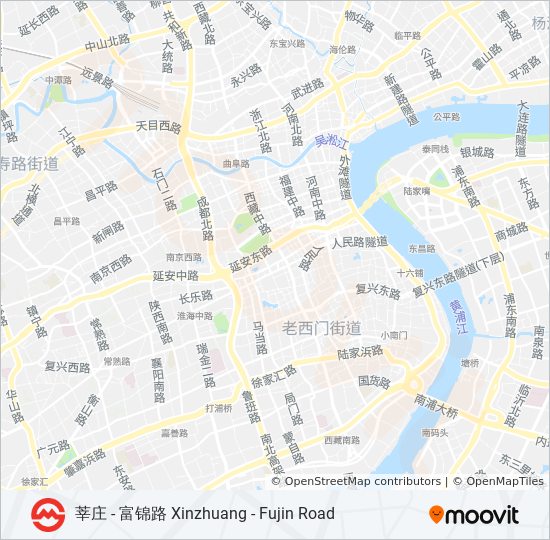 1号线line 1 Route Schedules Stops Maps 往富锦路to Fujin Road