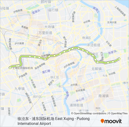 2号线 LINE 2 Metro Line Map