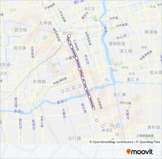 5号线 LINE 5 Metro Line Map