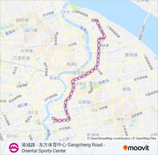 地铁6号 LINE 6路的线路图