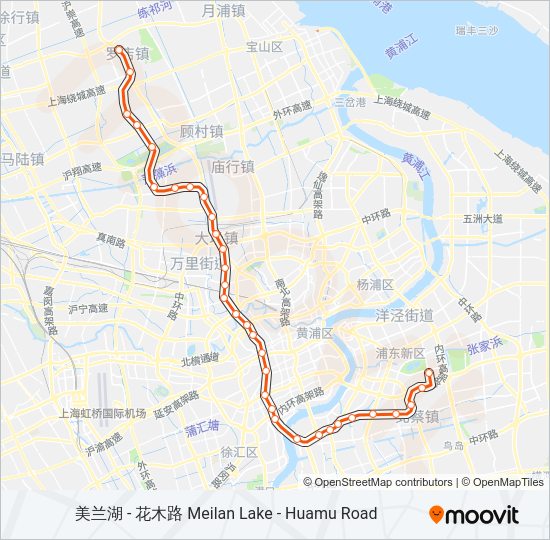 7号线 LINE 7 Metro Line Map