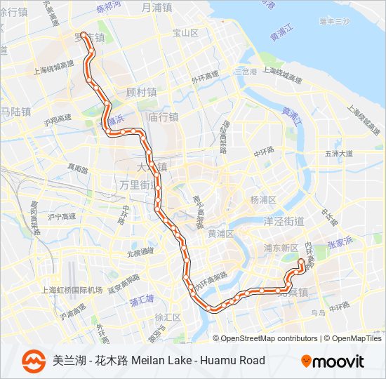 地铁7号 LINE 7路的线路图