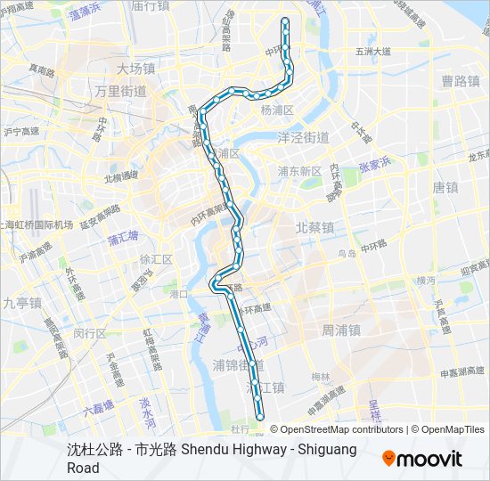 8号线 LINE 8 Metro Line Map