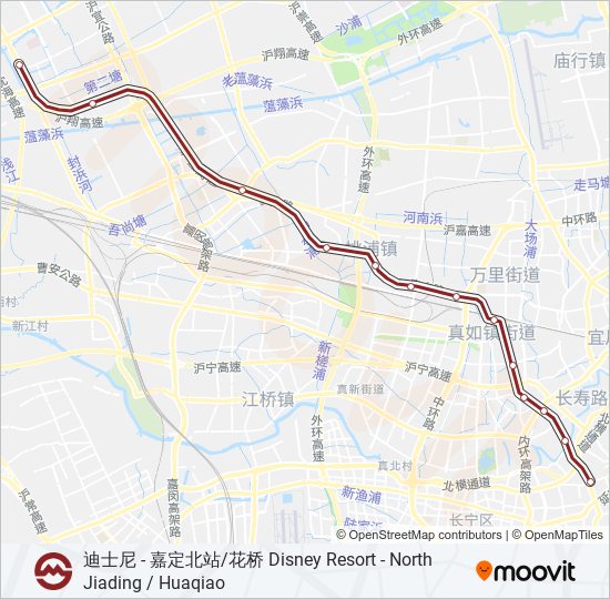 11号线 LINE 11 metro Line Map