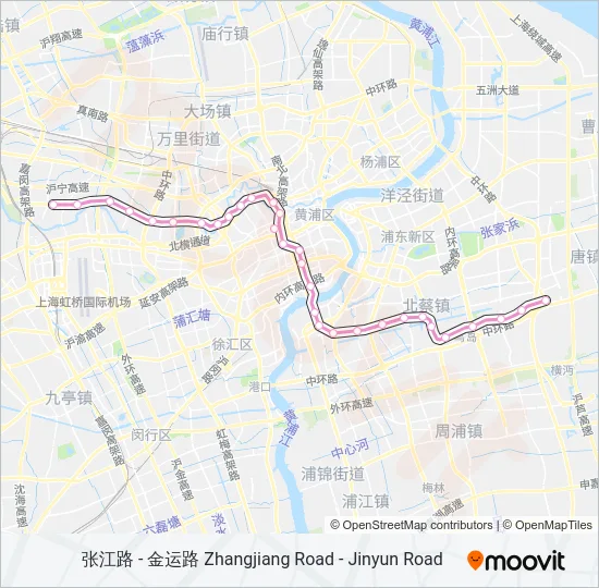 13号线 LINE 13 Metro Line Map