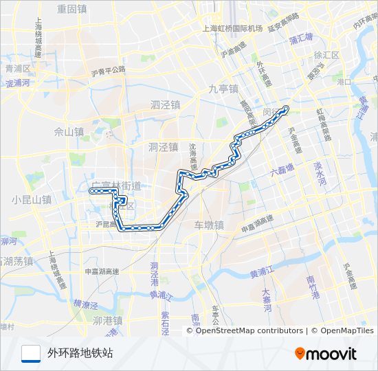松莘线 bus Line Map