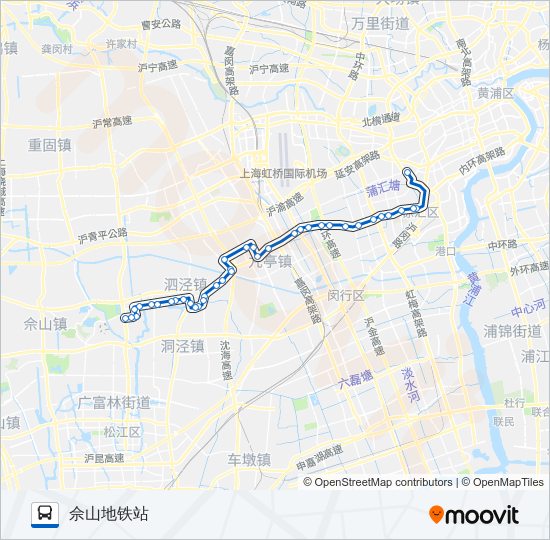 公交186路的线路图