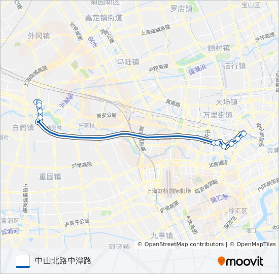 陆安专线 bus Line Map