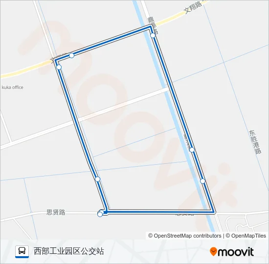 1805路 Bus Line Map