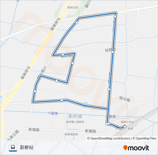 公交1812路的线路图