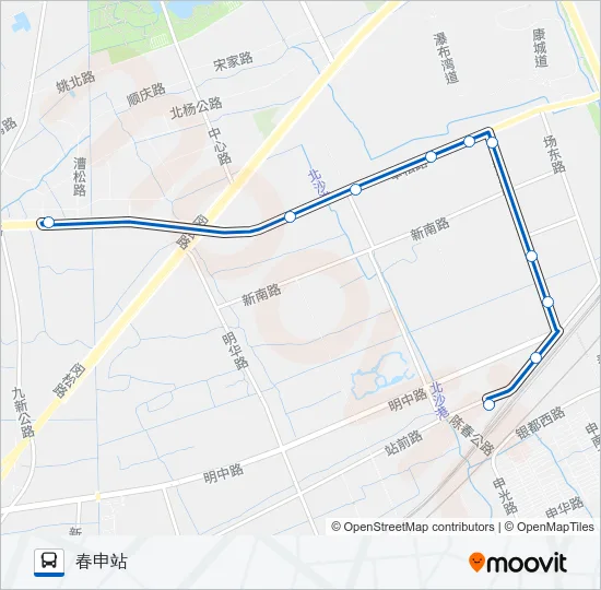 1814路 Bus Line Map