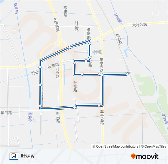 1825路 bus Line Map