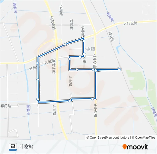 1825路 Bus Line Map