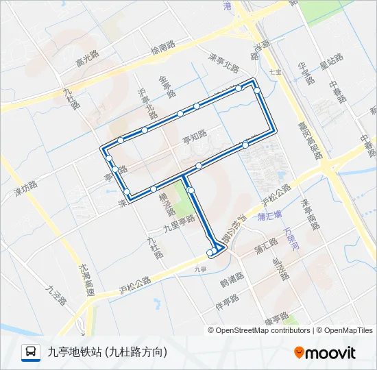 1840路 Bus Line Map