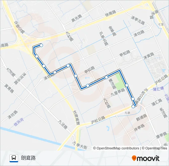 1843路 Bus Line Map