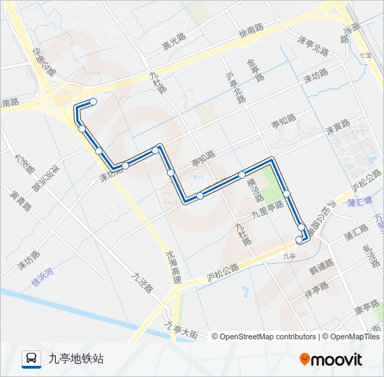 1843路 Bus Line Map