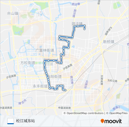 松江11路 bus Line Map