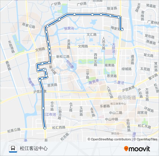 松江15路 bus Line Map