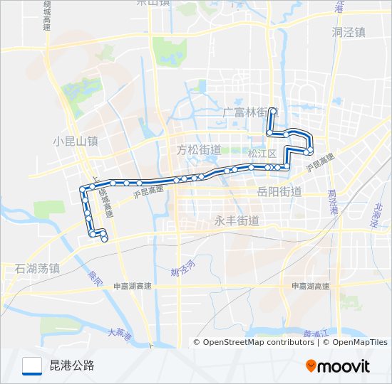 松江16路 bus Line Map