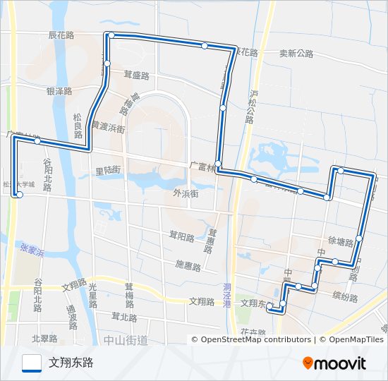 松江21路 bus Line Map