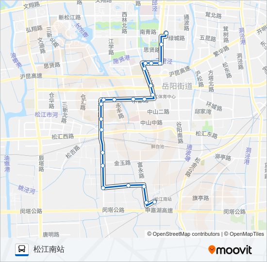 松江25路 bus Line Map