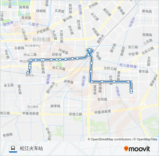 松江26路 Bus Line Map
