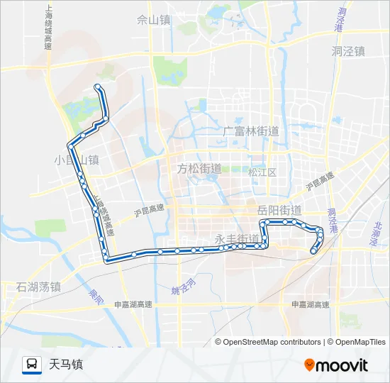 松江28路 Bus Line Map