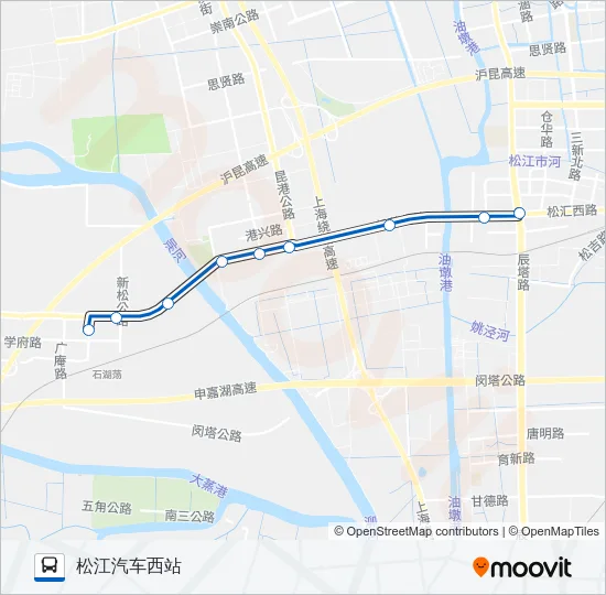 松江29路 Bus Line Map