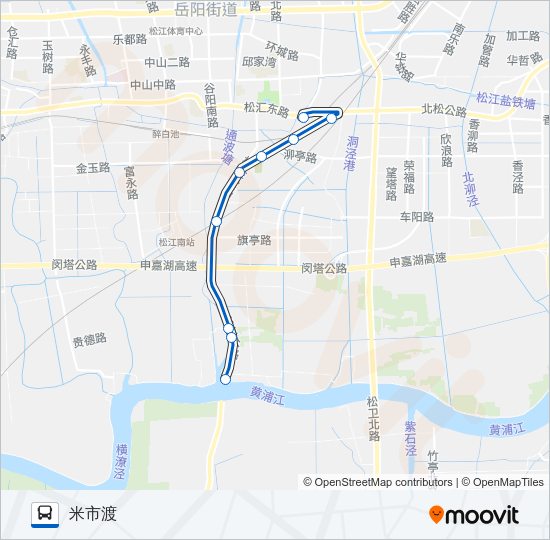 松江32路 Bus Line Map