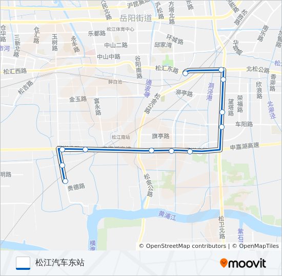松江39路 bus Line Map