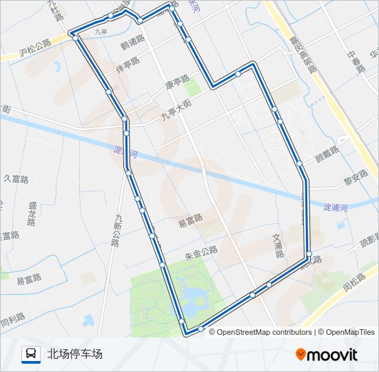 松江40路 Bus Line Map