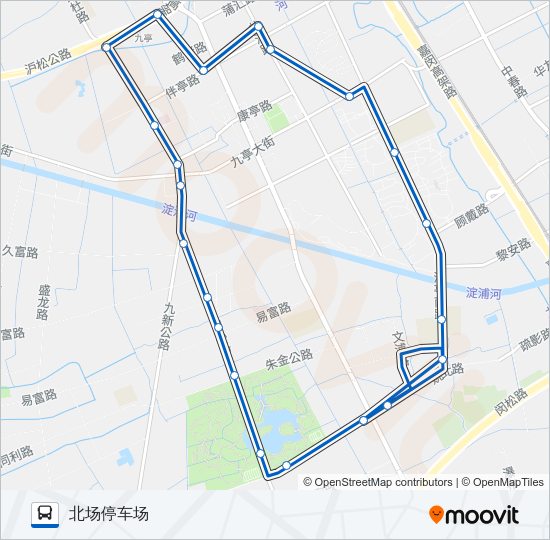 松江40路 Bus Line Map
