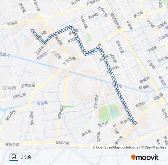 松江44路 Bus Line Map