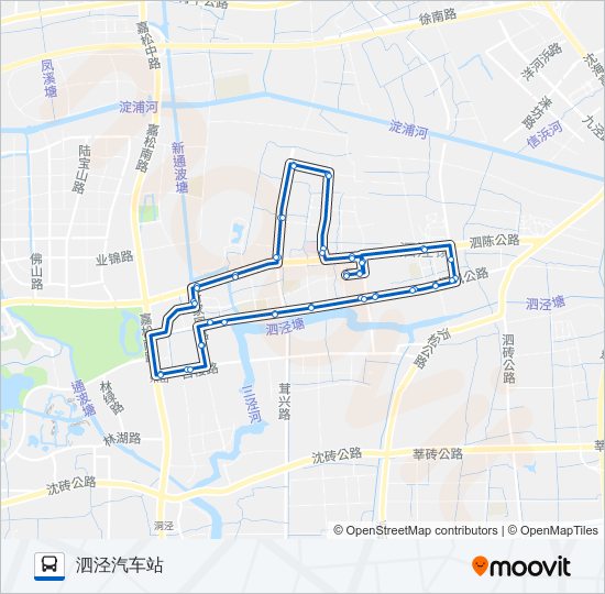 松江45路 bus Line Map