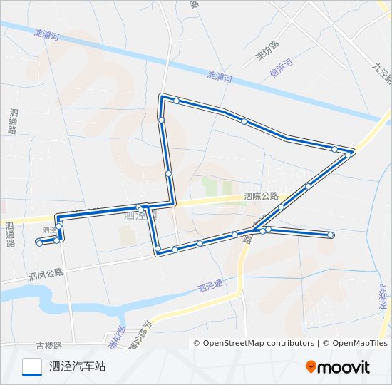 松江46路 bus Line Map
