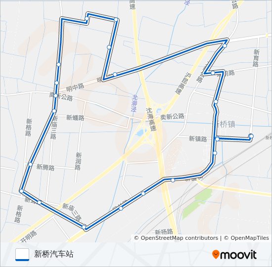 松江50路 bus Line Map
