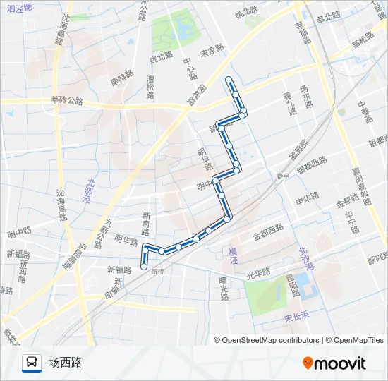 松江51路 Bus Line Map