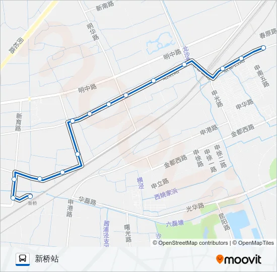 松江52路 Bus Line Map