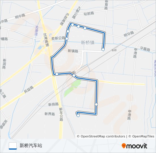 松江53路 bus Line Map