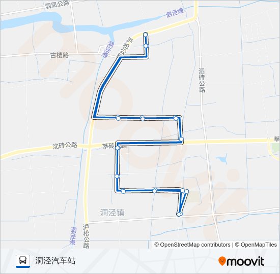 松江57路 bus Line Map