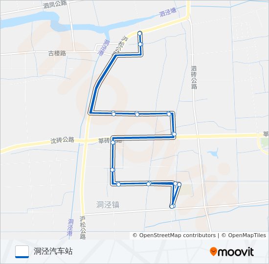 松江57路 bus Line Map