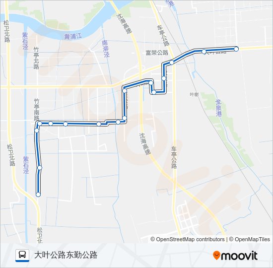 松江65路 Bus Line Map