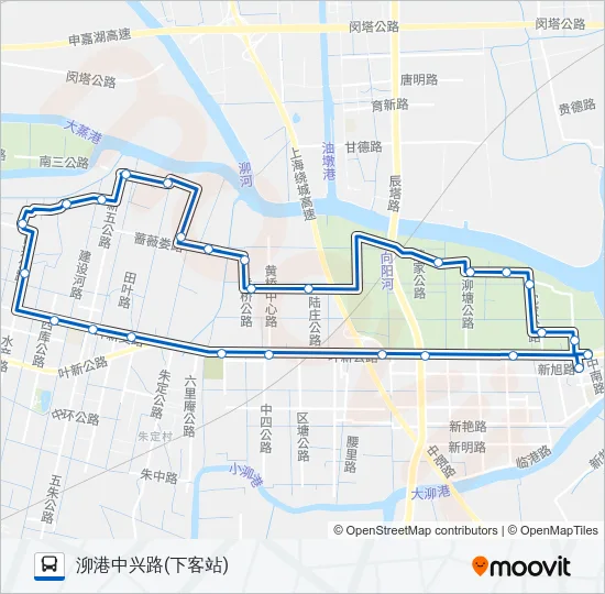 松江70路 Bus Line Map
