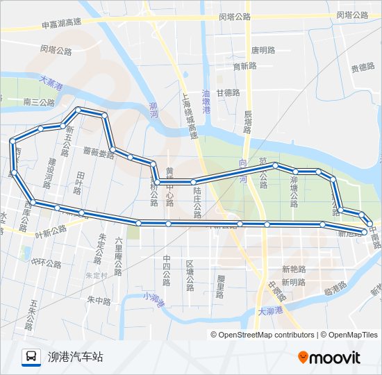 松江70路 Bus Line Map