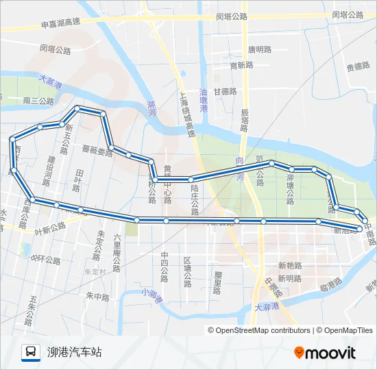松江70路 Bus Line Map