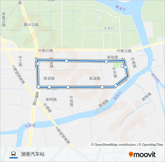 松江73路 Bus Line Map