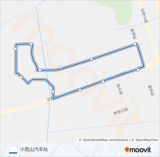 公交松江81路的线路图
