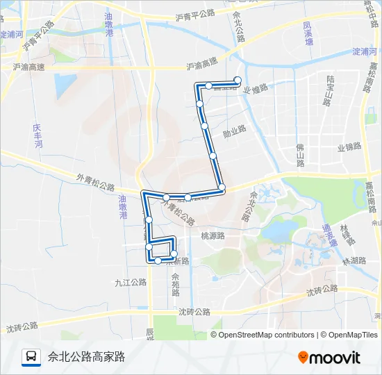 松江91路 Bus Line Map